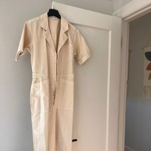 Alex Mill Jumpsuit Oatmilk color